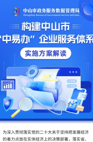 一圖讀懂 | 構建中山市“中易辦”企業服務體系實施方案